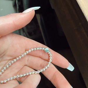silver bead bracelet!!
